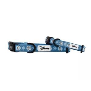 Sassy Woof Size XS‎ Adjustable Dog Collar Blue Disney Frozen Olaf Buckle Close
